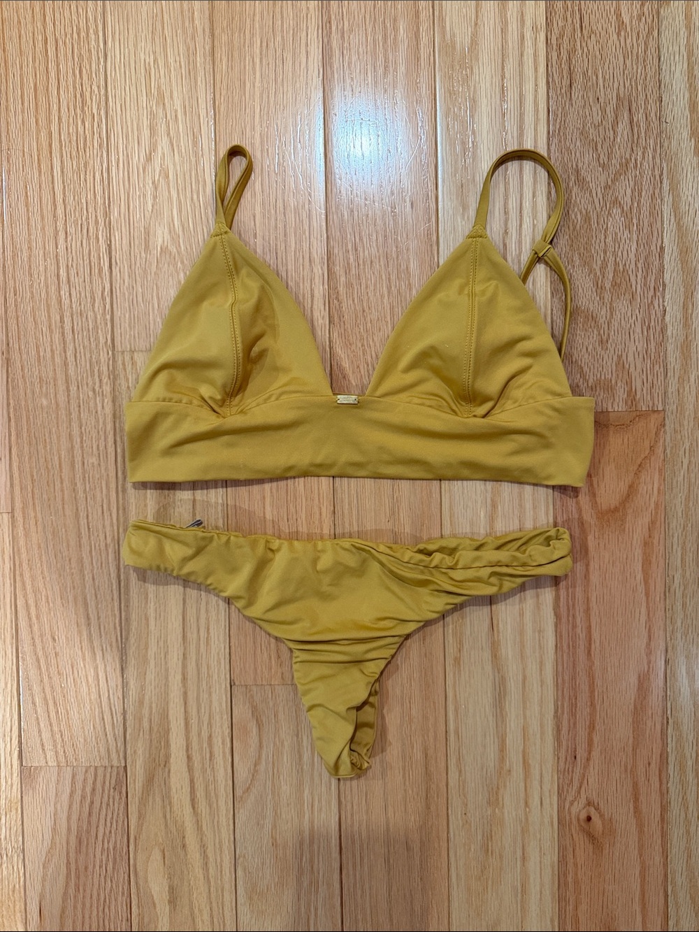 Gooseberry Triangle Top and Thong Bikini Bottom